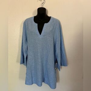 Lands’ End Ladies' Notch Neck Tunic new with tags XL